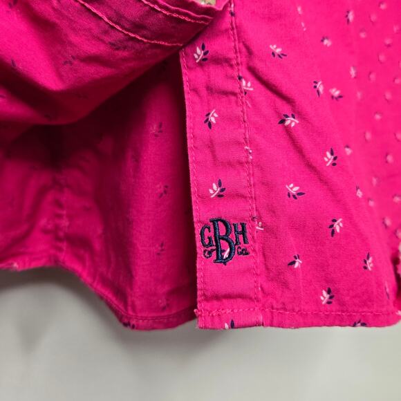 G.H. Bass & Co. Pink Collared Button-Up Longsleeve Shirt Size XXL - Picture 4 of 10
